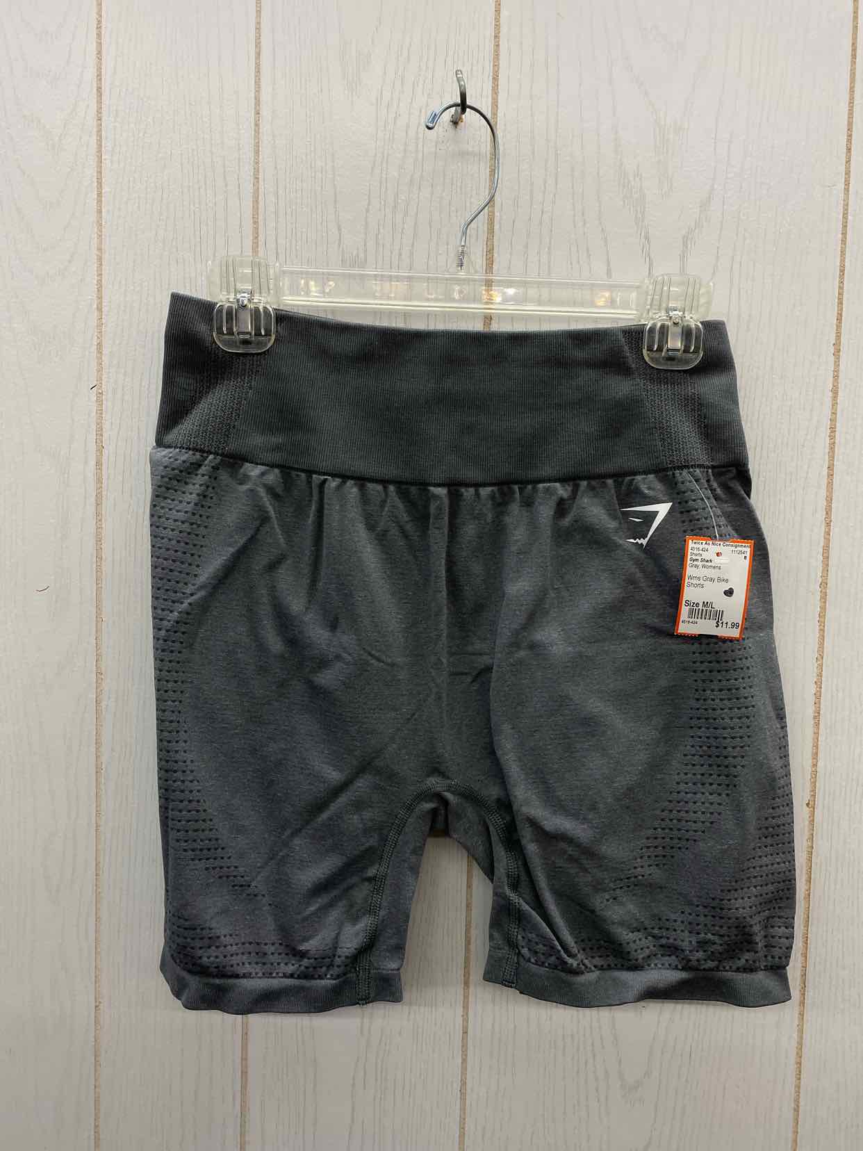 Gym Shark Gray Womens Size M/L Shorts