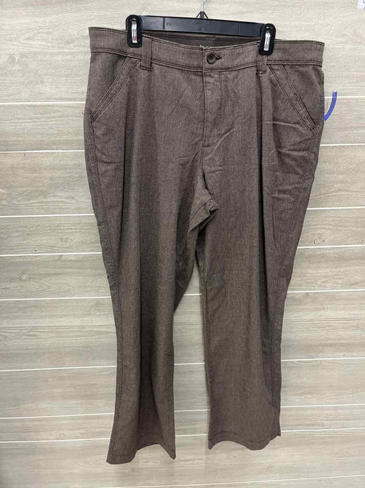 Lee Size 18 Brown Plus Pants