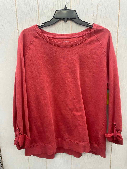Lands End Red Womens Size 18 Shirt
