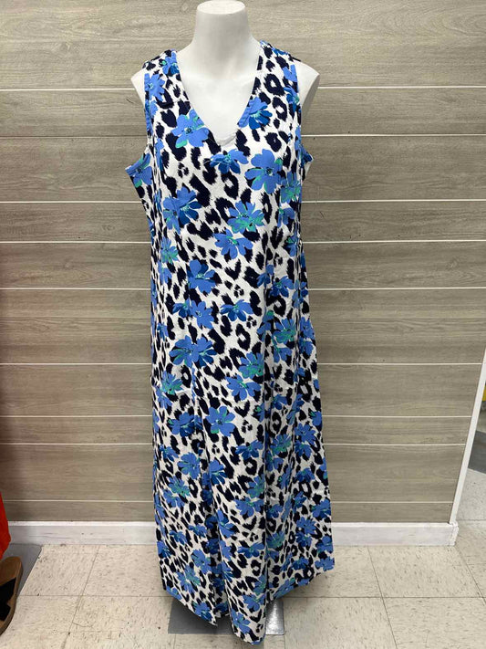 Jessica London Size 14W Blue Womens Dress