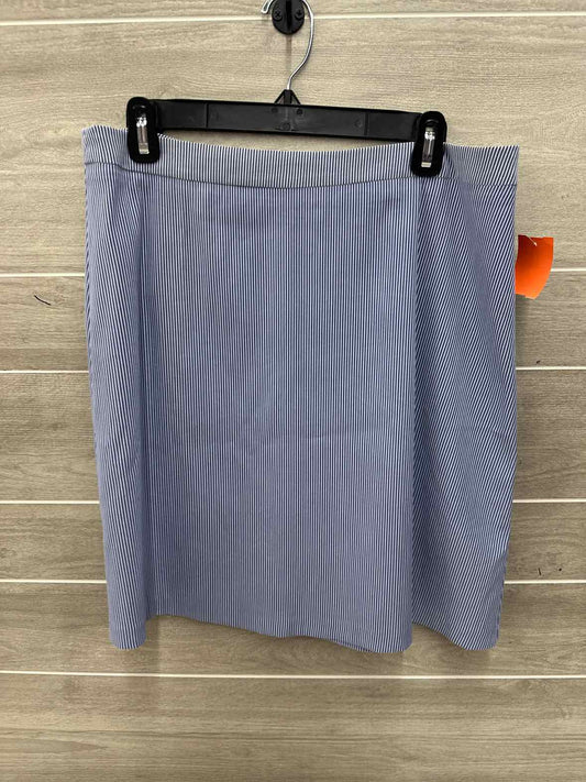 Margaret M Blue Womens Women Size 12 Skirt