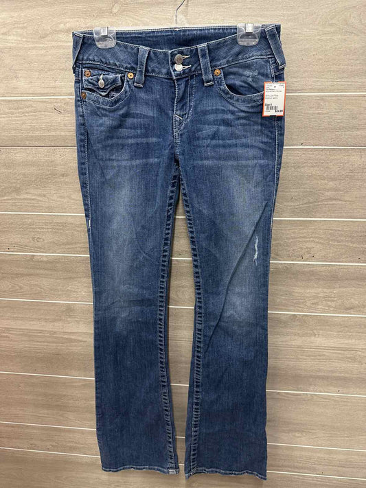 True Religion Size 6 Blue Womens Jeans