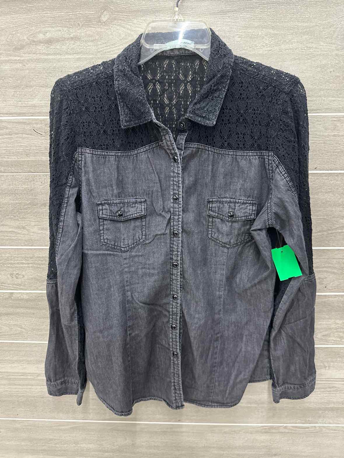Maurices Size XL Black Womens Shirt