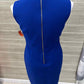 Calvin Klein Size 14 Blue Womens Dress