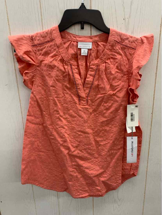 Liz Claiborne Coral Womens Size XS Shirt