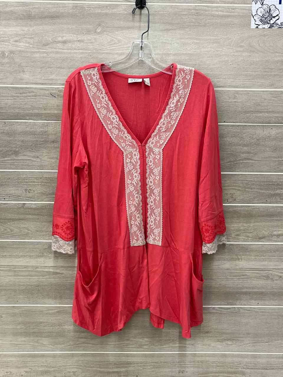 LOGO Coral Womens Women Size L/XL Shirt