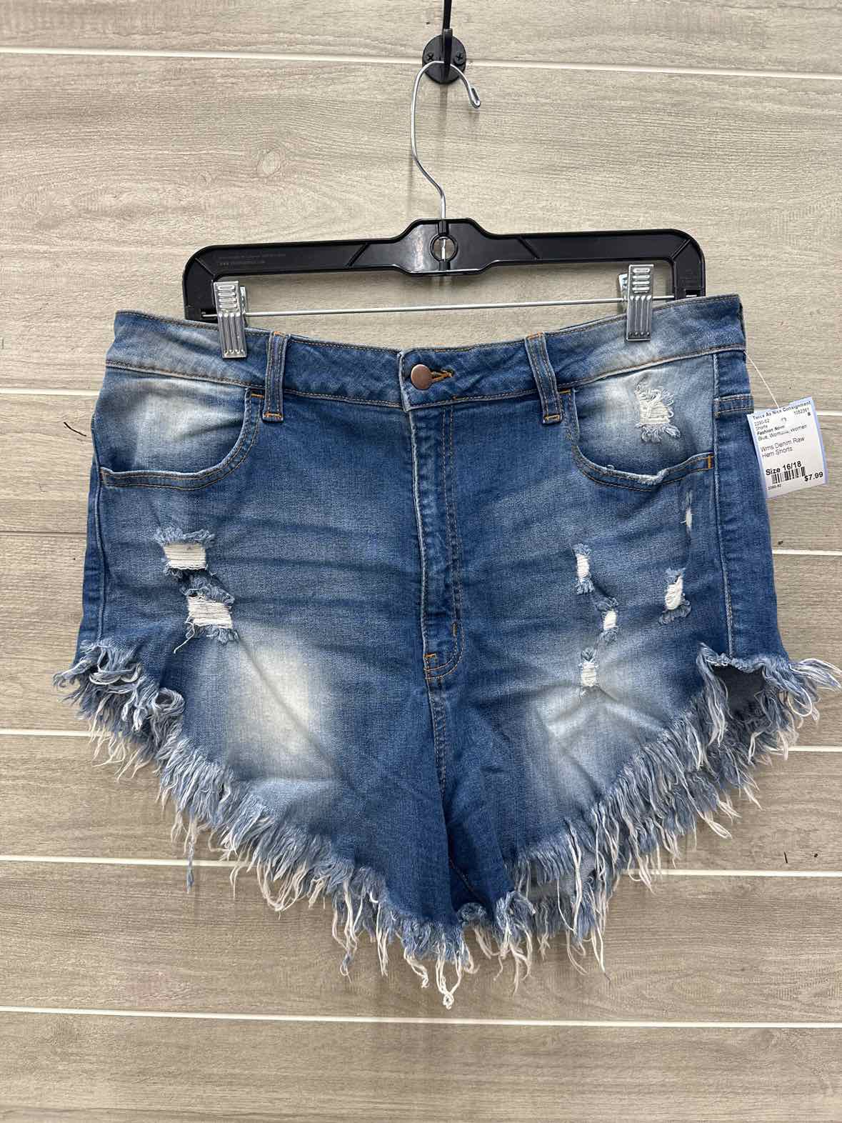 Fashion Nova Size 16/18 Blue Womens Shorts