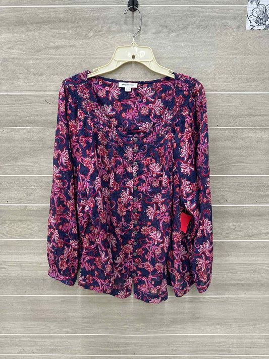 Beach Lunch Lounge Purple Womens Women Size XL Shirt