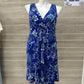 SJB Blue Womens Women Size 12 Dress