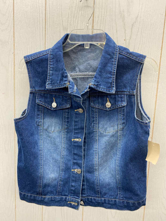 Blue Womens Size M Vest