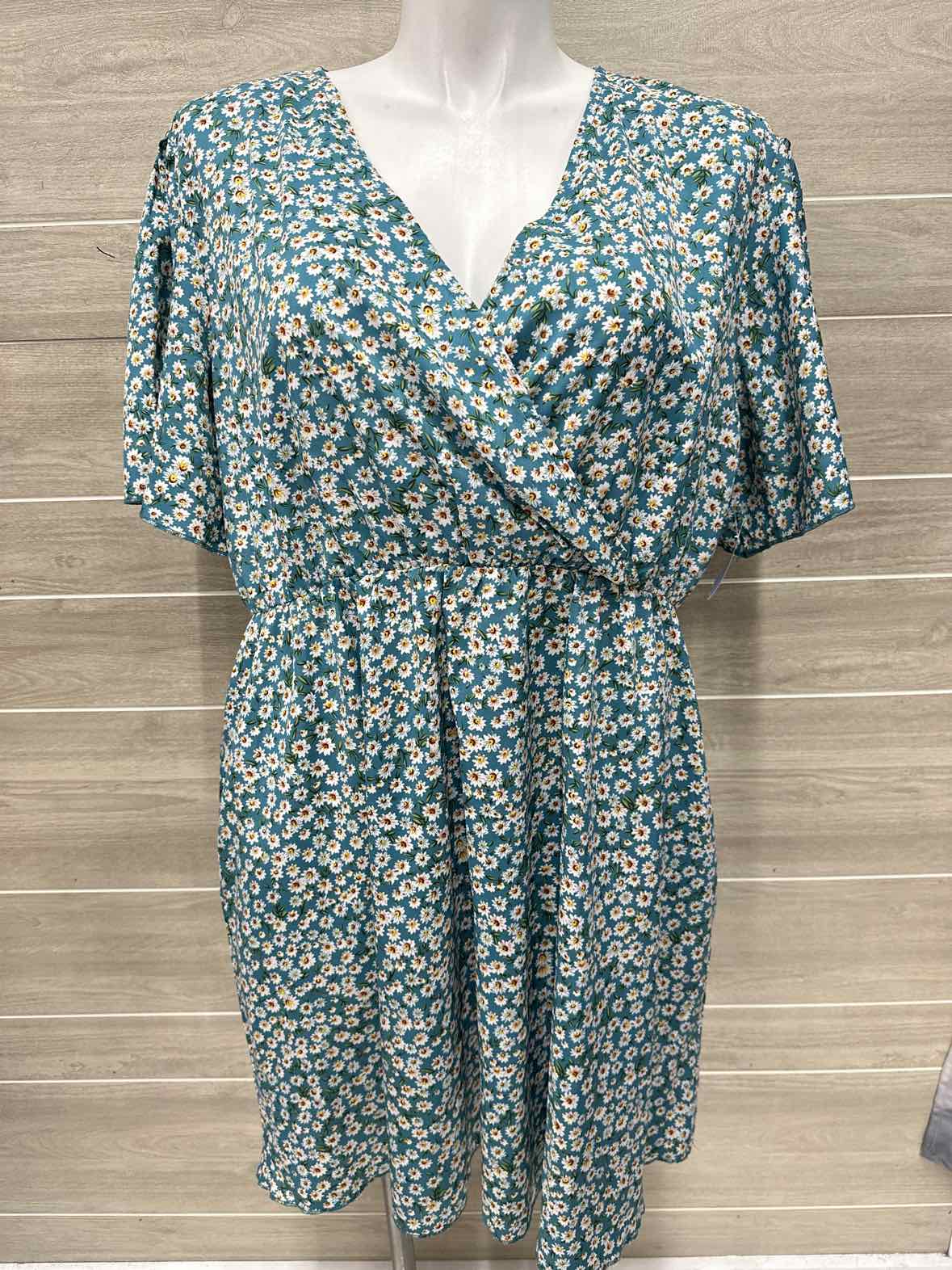 Size 22W Teal Plus Dress