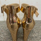 Gold Womens Size 8.5 Sandals