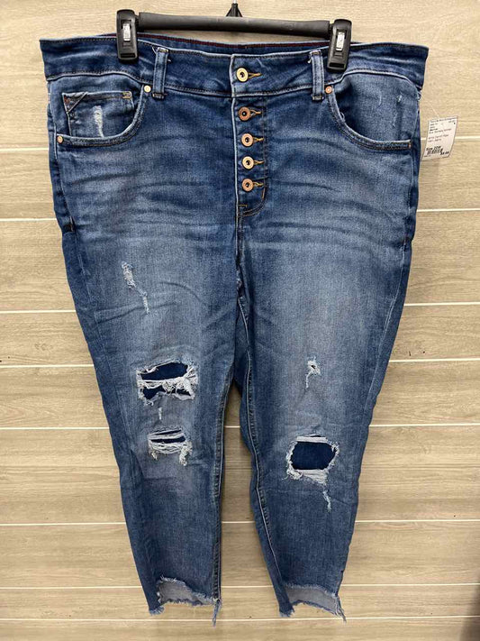 Maurices Blue Womens Women Size 20W Jeans
