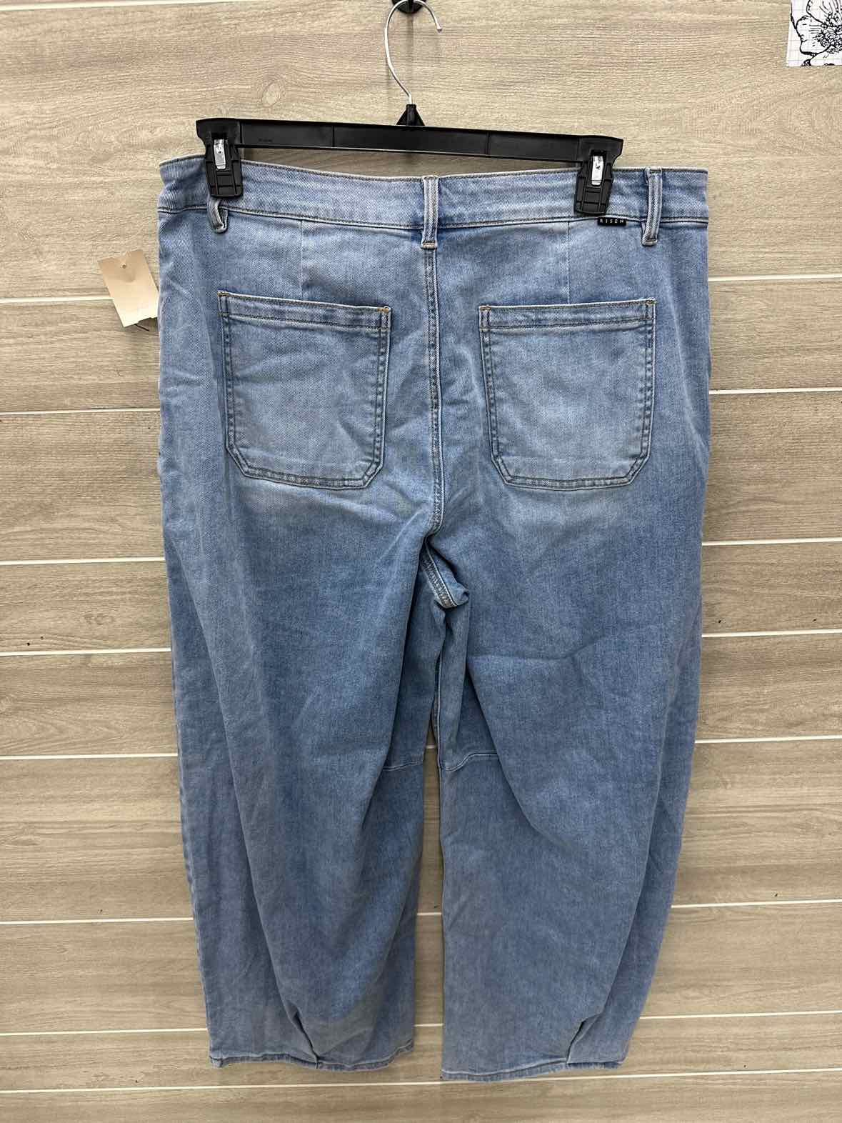 Risen Size 1X Blue Womens Jeans