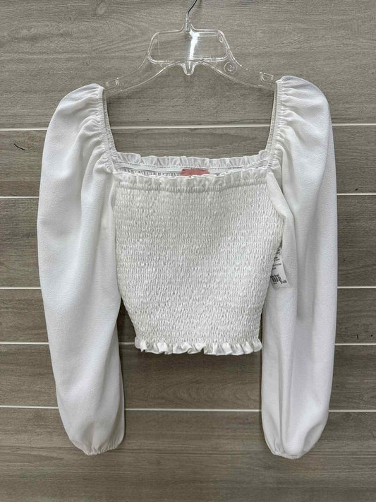 Show Me Your MUMU White Womens Women Size Small Shirt