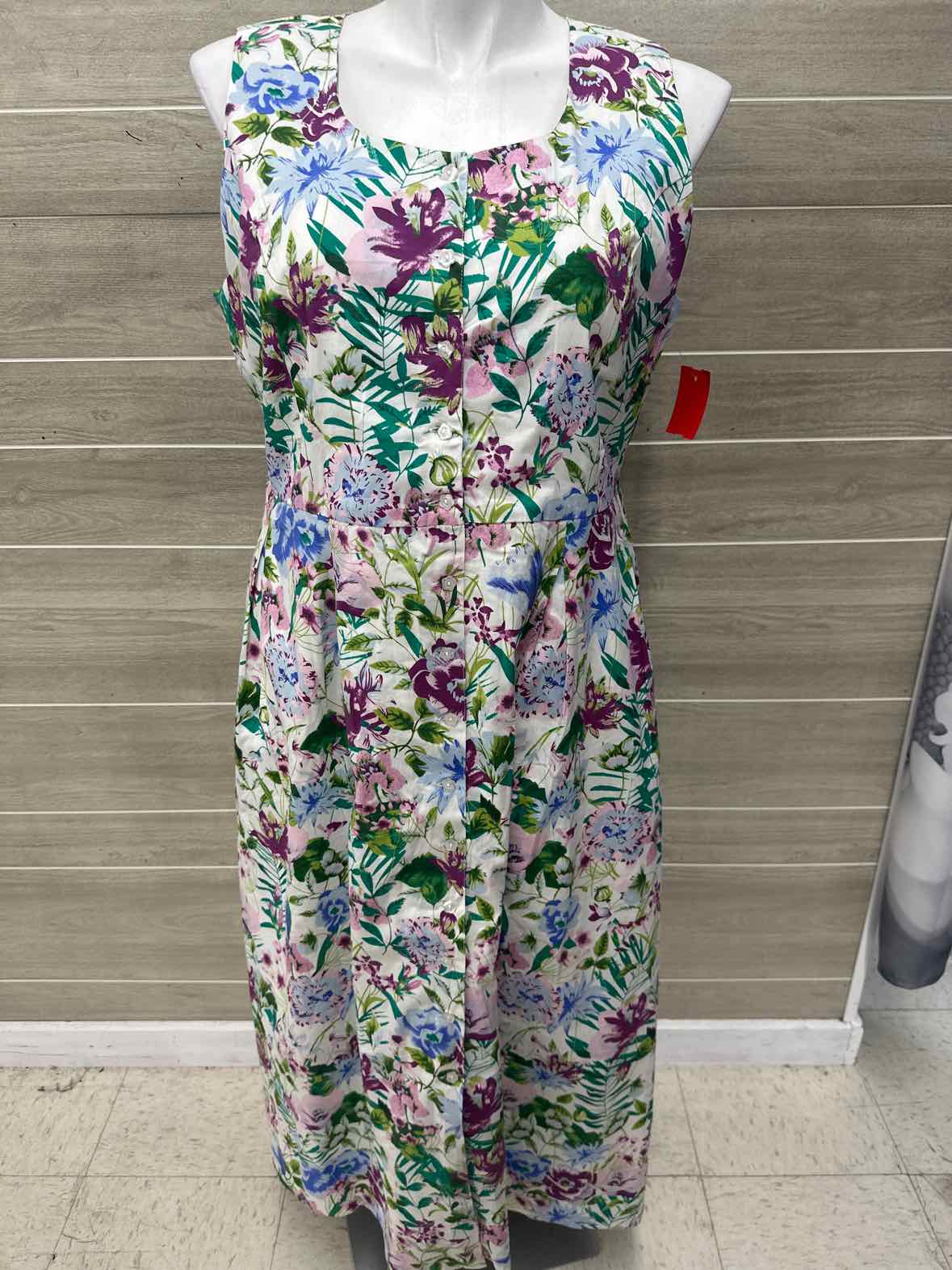 Chadwicks Size 18 Green Plus Dress