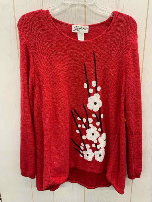 Victoria Red Womens Size M/L Sweater