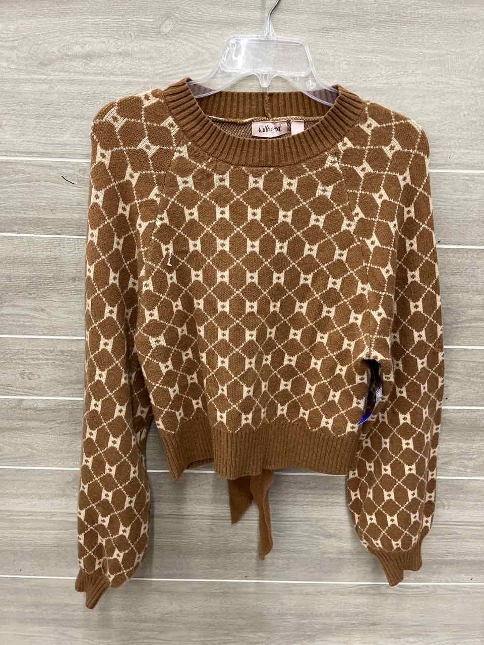 Willow Root Size M Brown Womens Sweater