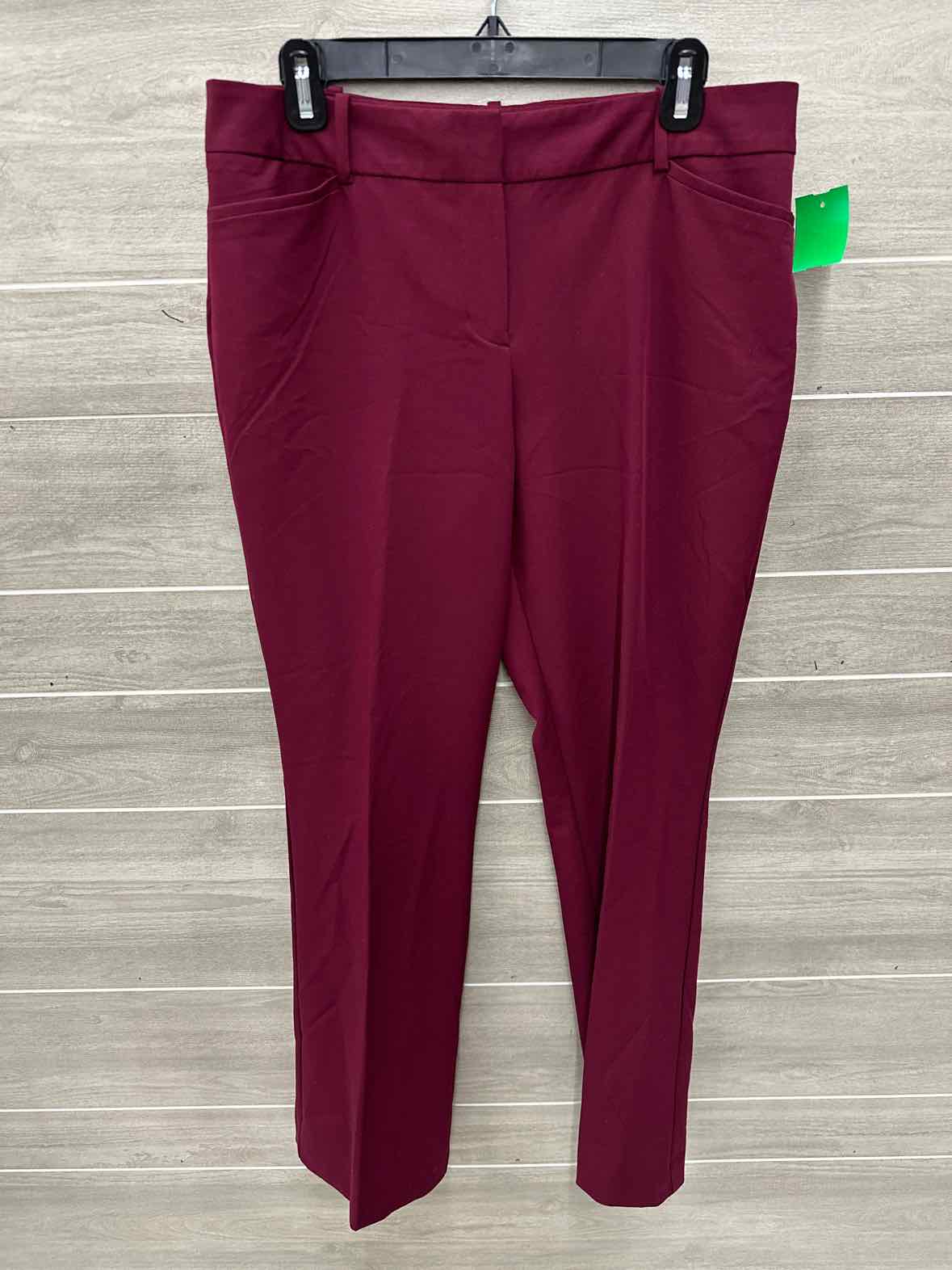 Liz Claiborne Size 8 Burgundy Womens Pants