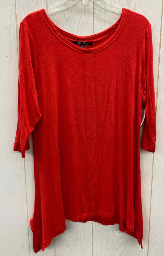 Red Womens Size L Shirt