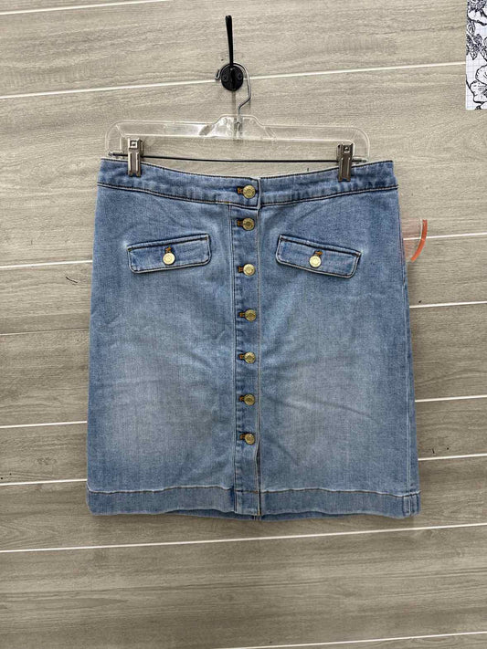 Talbots Size 8 Blue Womens Skirt
