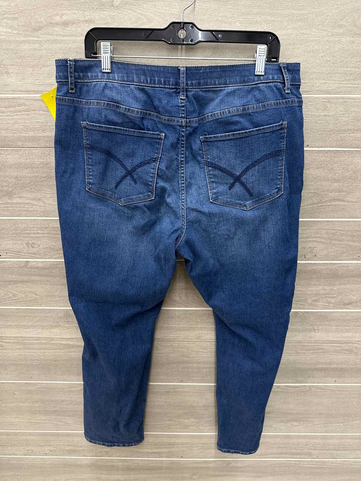 CJ Banks Size 16WP Blue Petite Jeans