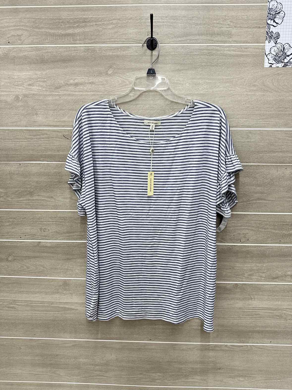 Max Studio Blue Womens Women Size 1X Shirt