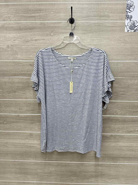Max Studio Blue Womens Women Size 1X Shirt