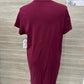Time & Tru Size 16/18 Burgundy Womens Dress