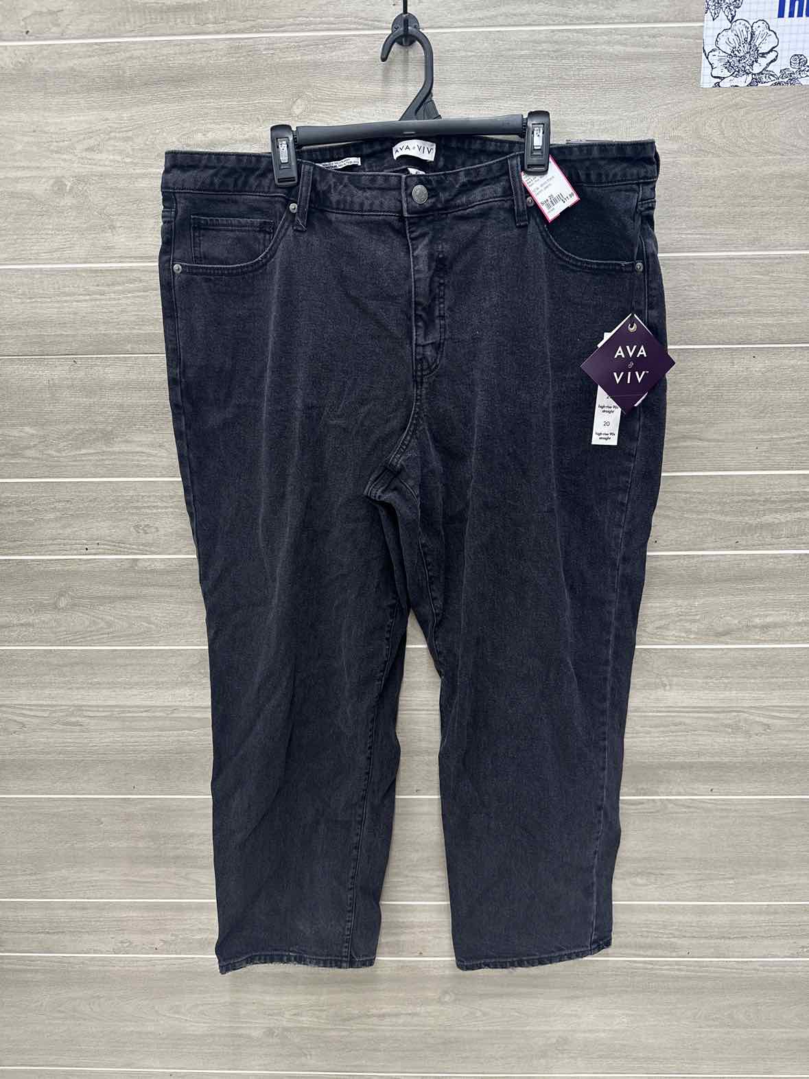Ava & Viv Size 20 Black Plus Jeans