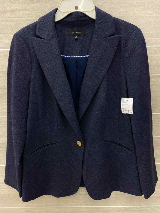 Talbots Navy Womens Size 10 Blazer