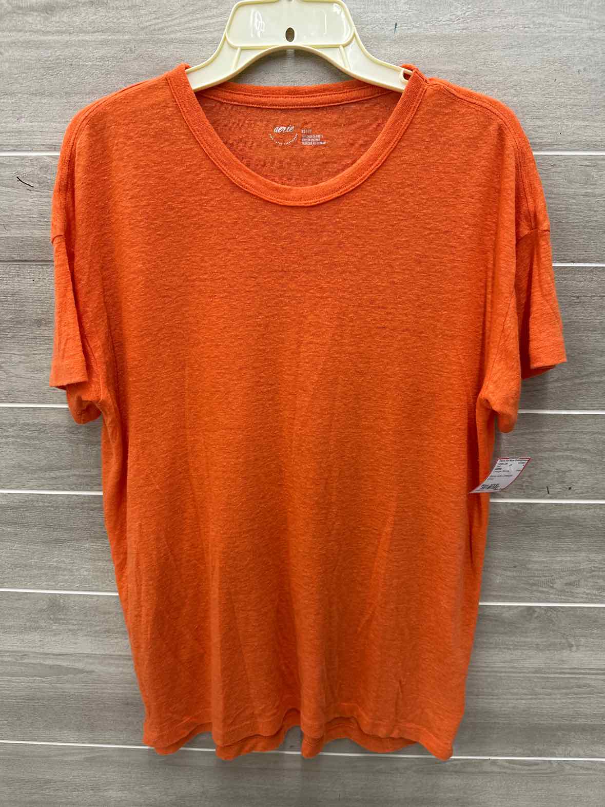 AERIE Size XS/S Orange Womens Shirt