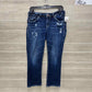 Silver Blue Womens Women Size 10 Jeans