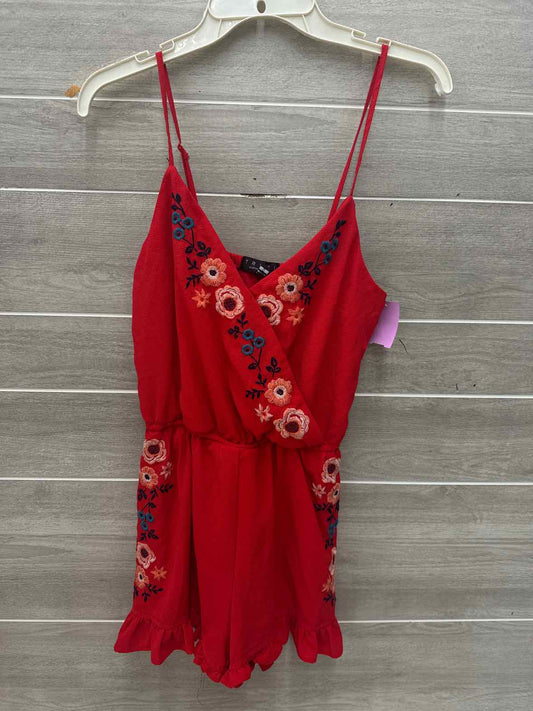 Trixxi Red Junior Size 4/6 Romper