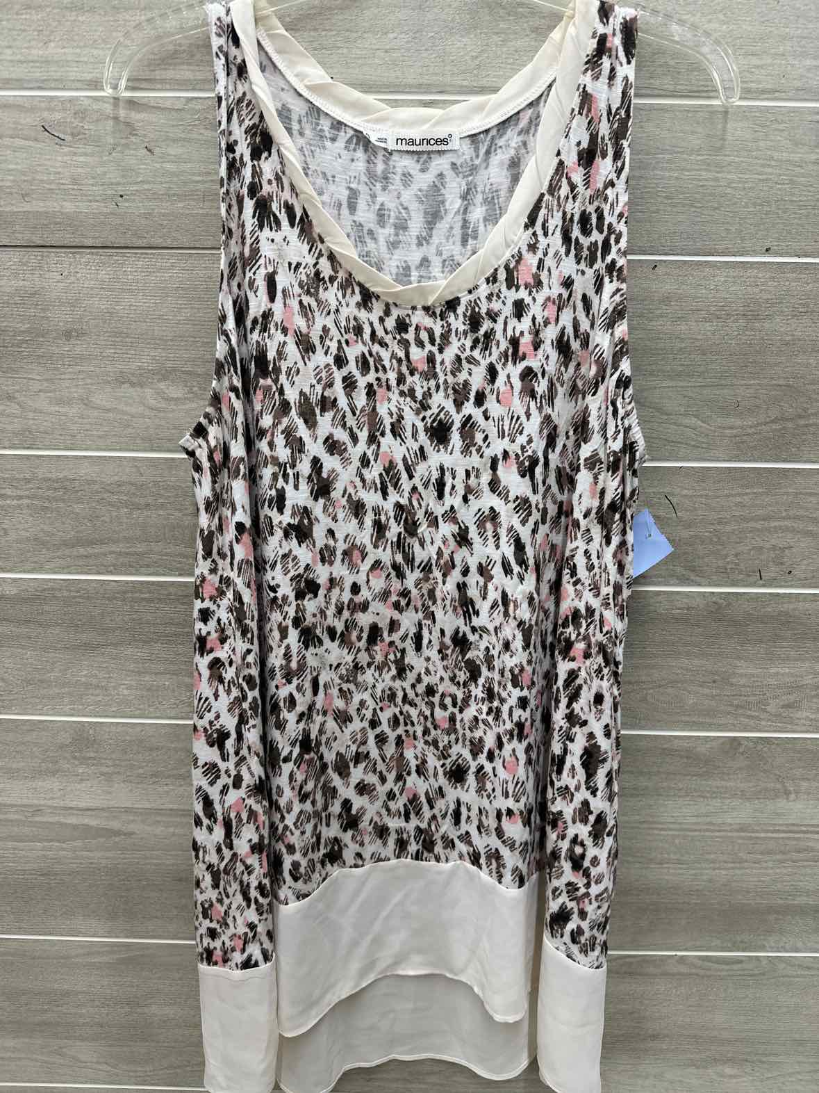 Maurices Size XL Cream Womens Tank Top