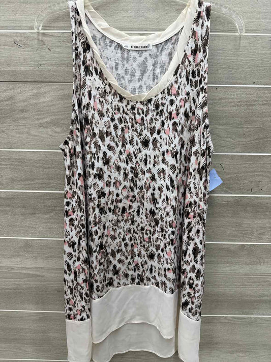 Maurices Size XL Cream Womens Tank Top