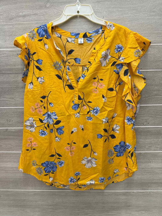 Old Navy Size XL Yellow Womens Shirt