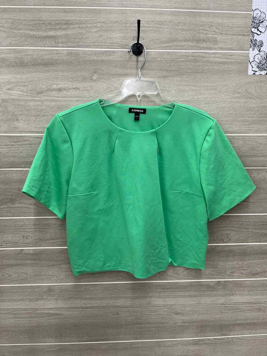Express Size L Green Womens Shirt
