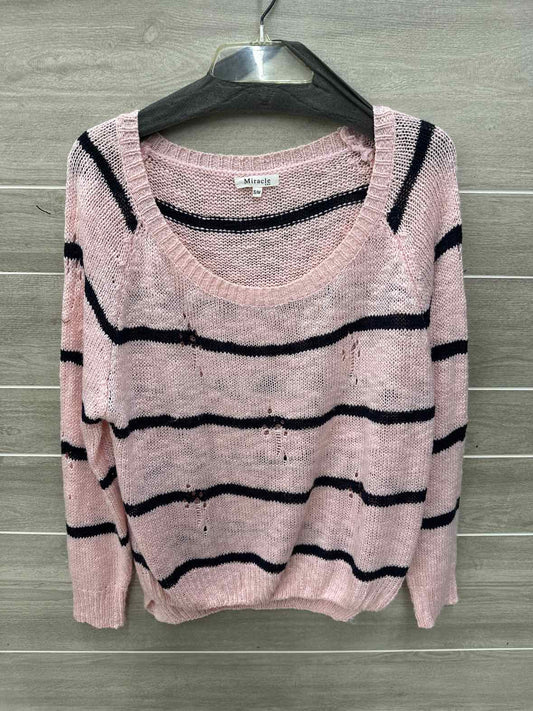 Miracle Pink Womens Women Size S/M Sweater