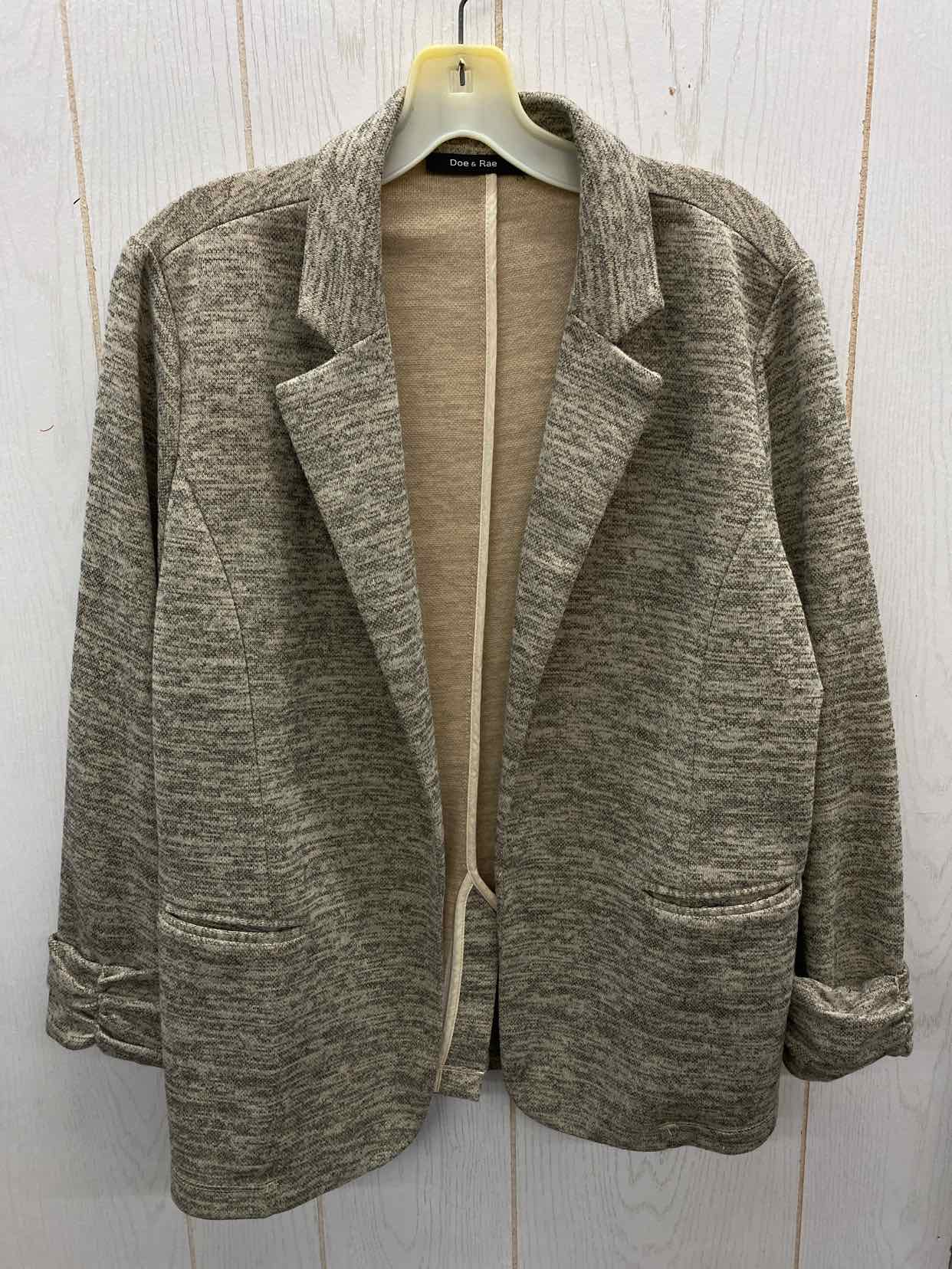 Doe & Rae Tan Womens Size 10/12 Blazer