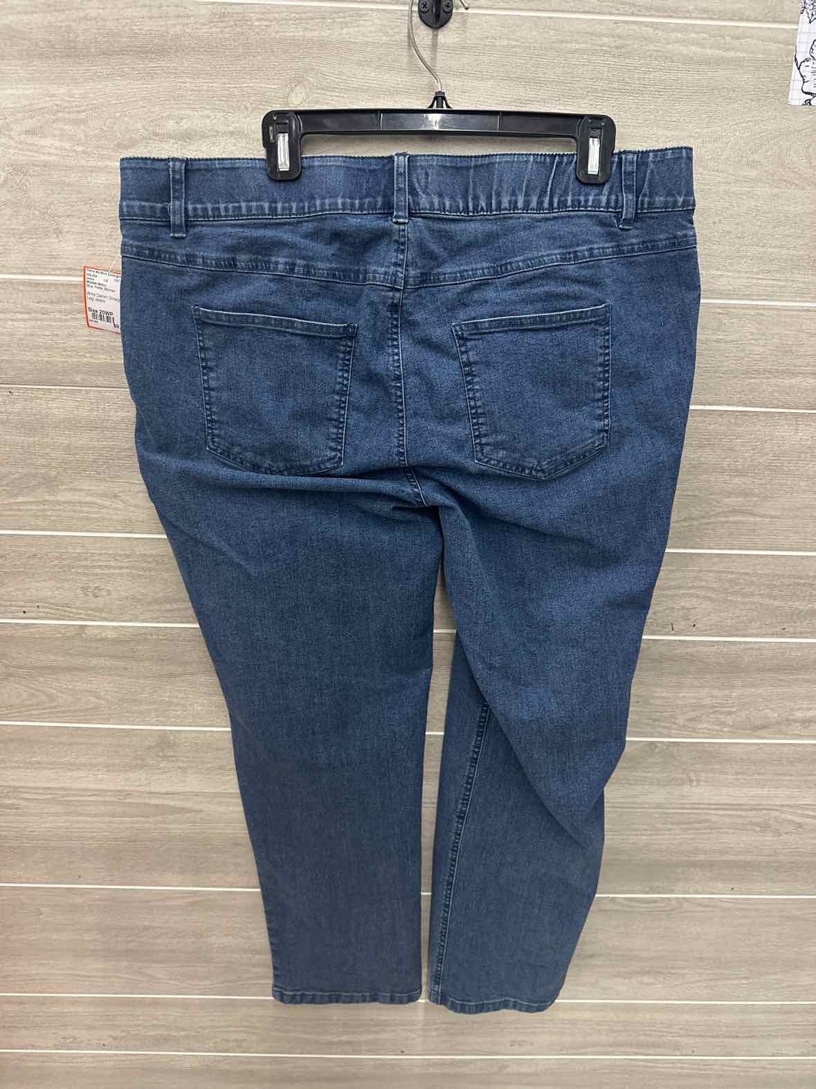 Woman Within Size 20WP Blue Petite Jeans