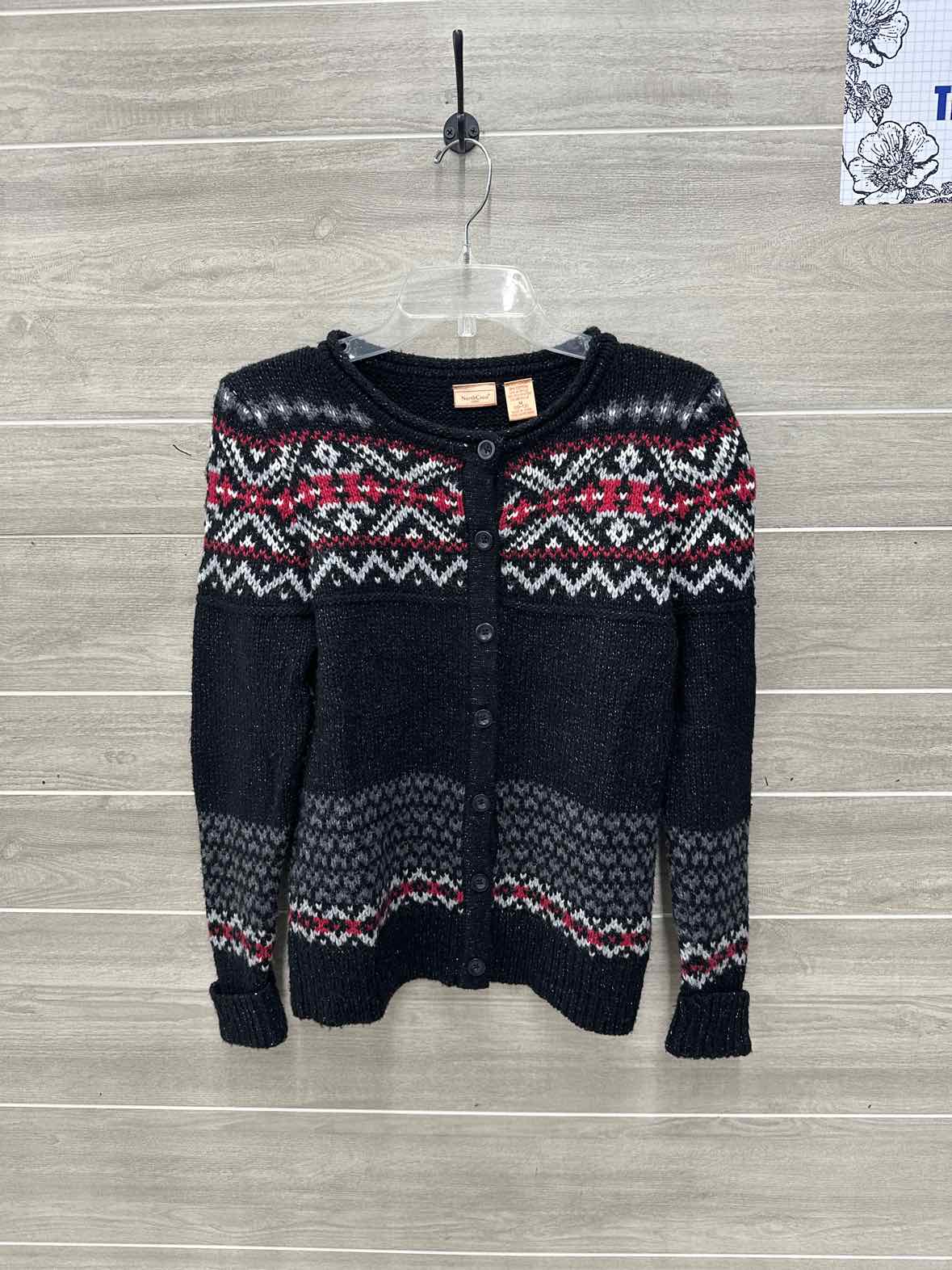 Northcrest Size M Black Womens Sweater