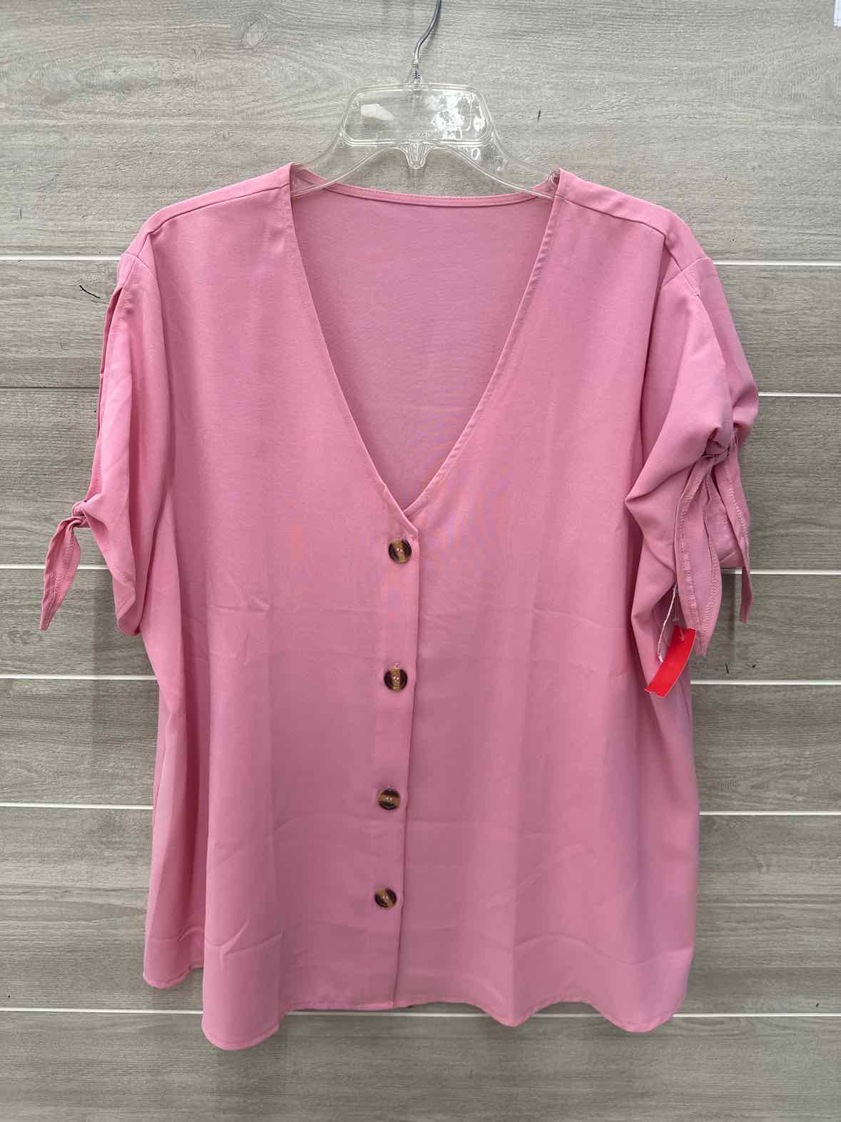 Size 2X Pink Plus Shirt