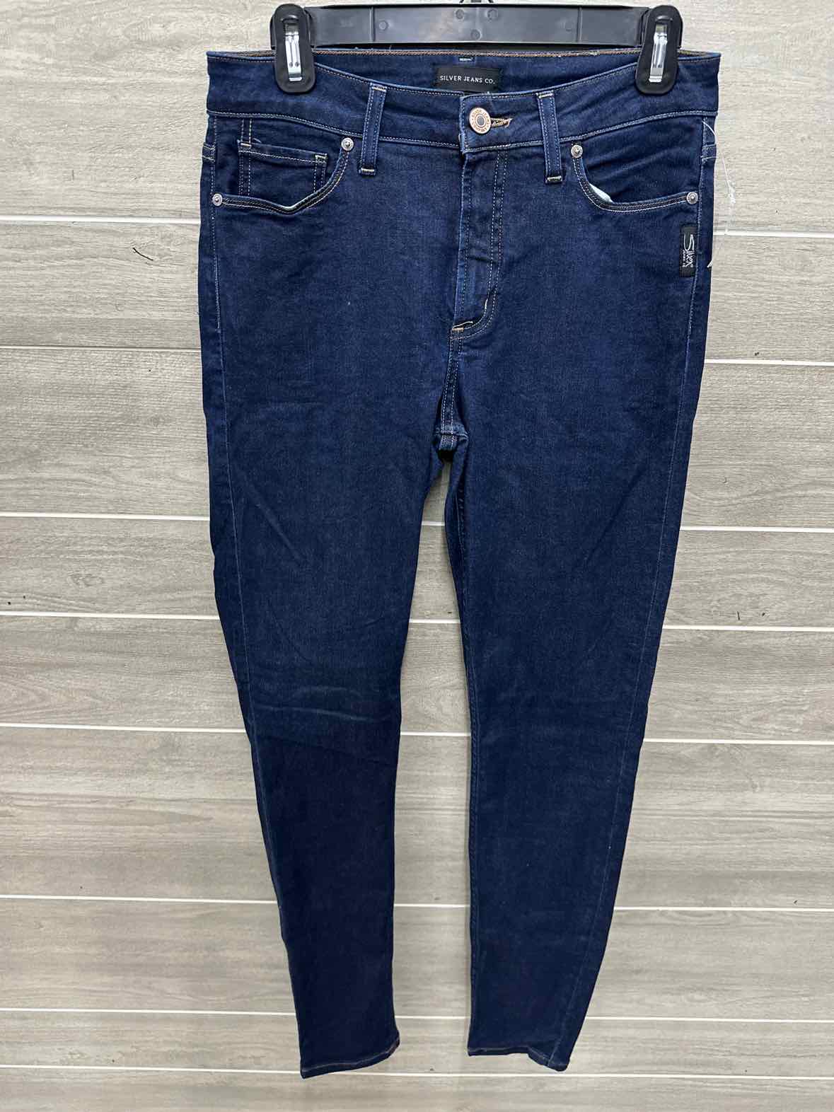Silver Size 6/8 Blue Womens Jeans