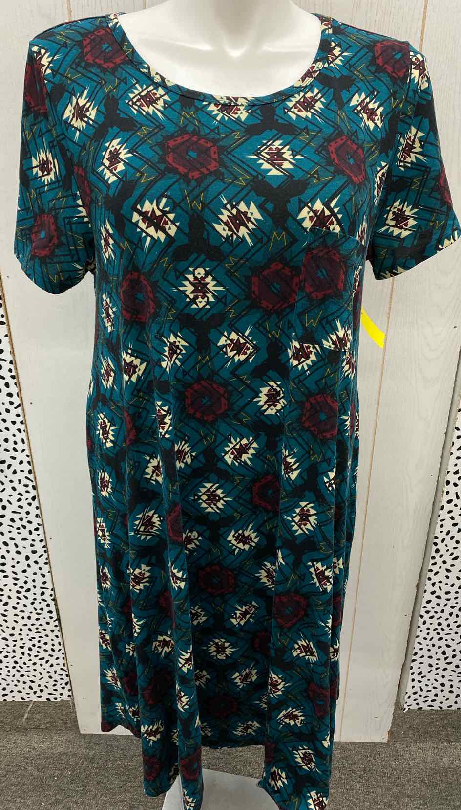 Lularoe Teal Womens Size 2X Dress