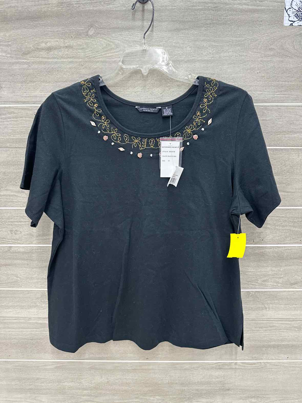 Size 1X Black Plus Shirt