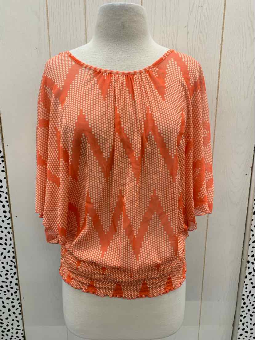 Maurices Orange Womens Size M Shirt