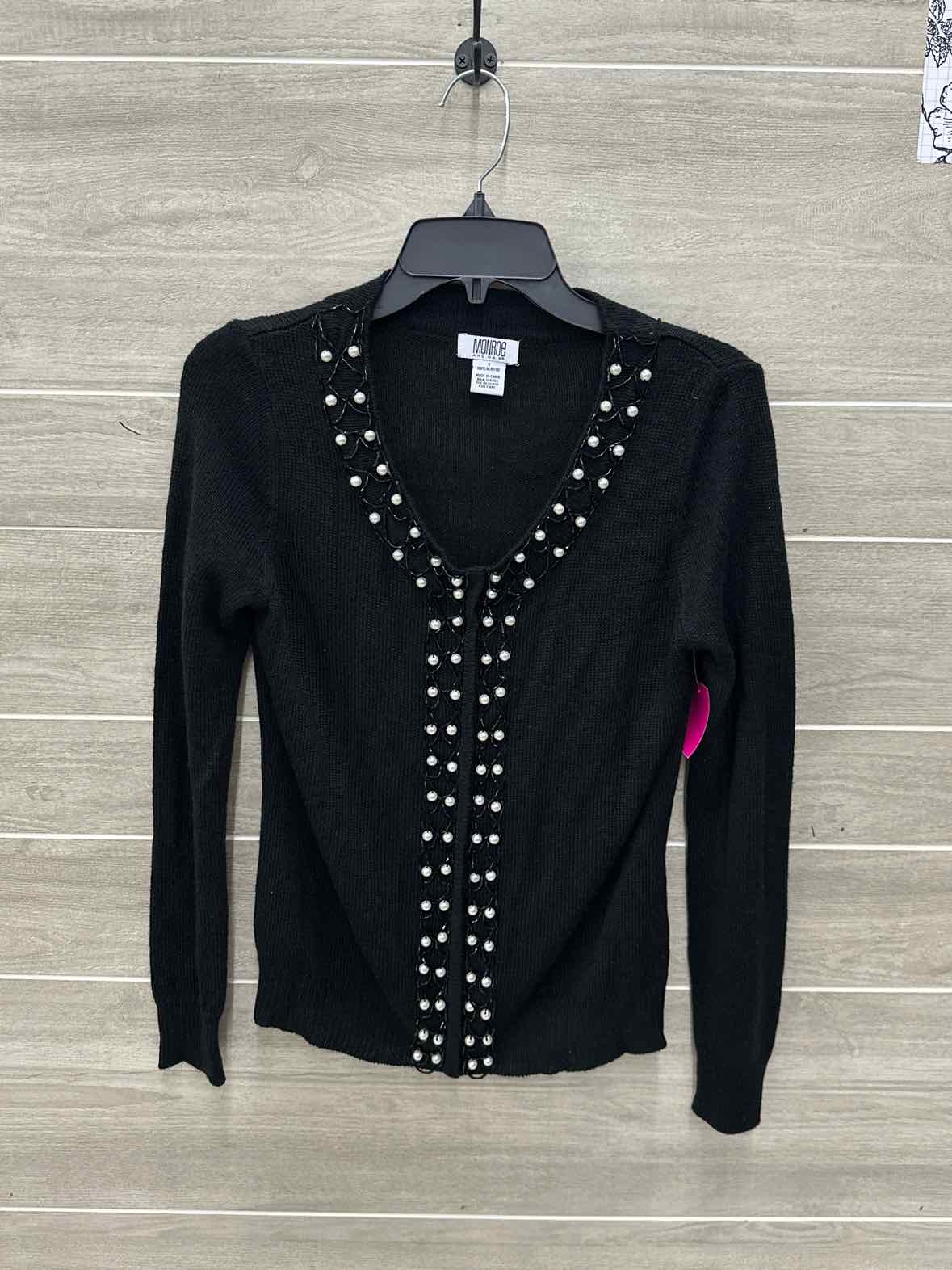 Monroe & Main Size S Black Womens Sweater