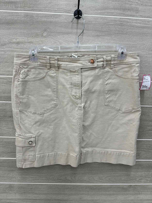 WHBM Khaki Womens Size 14 Skirt