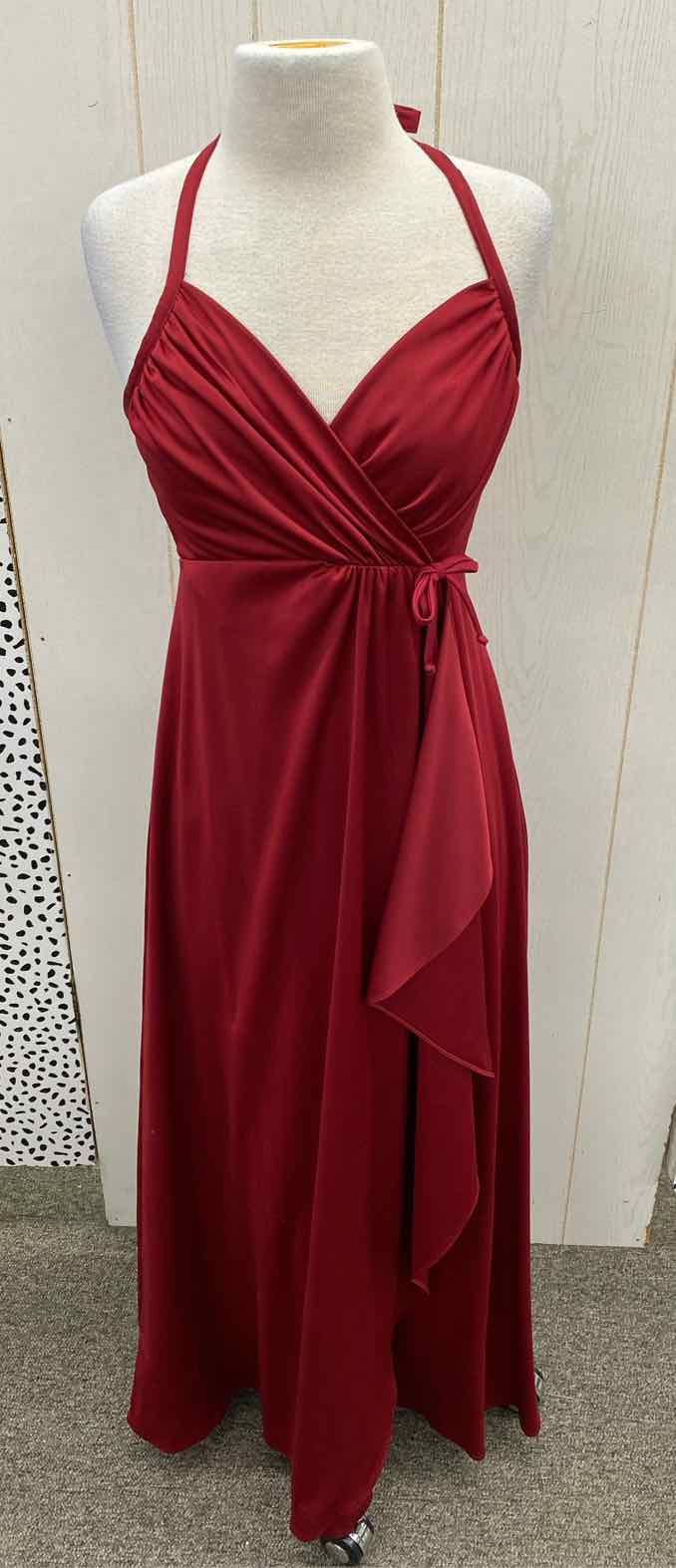 Burgundy Junior Size 8 Gown/Evening Wear